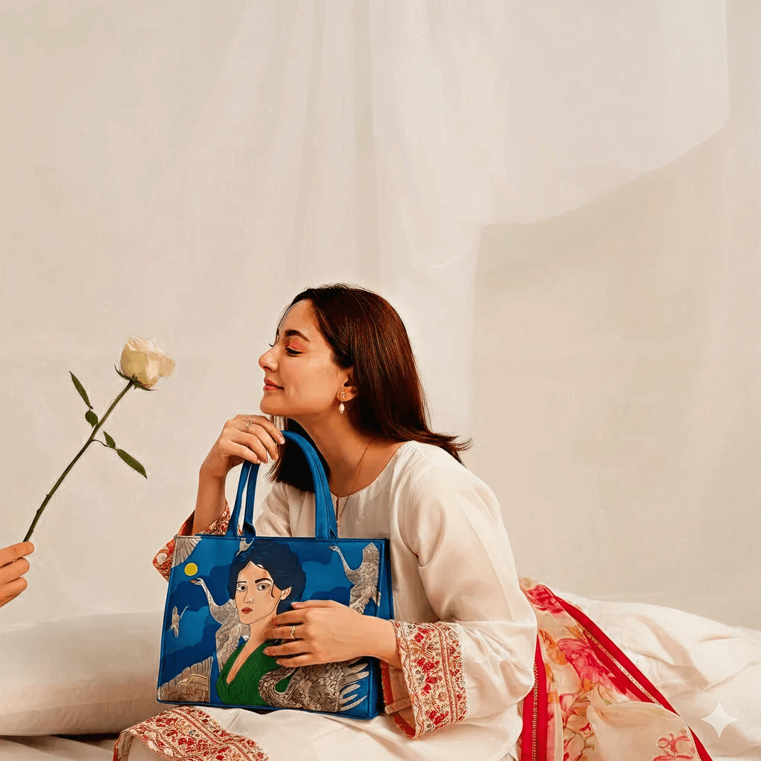 Star wearing Bari Bag